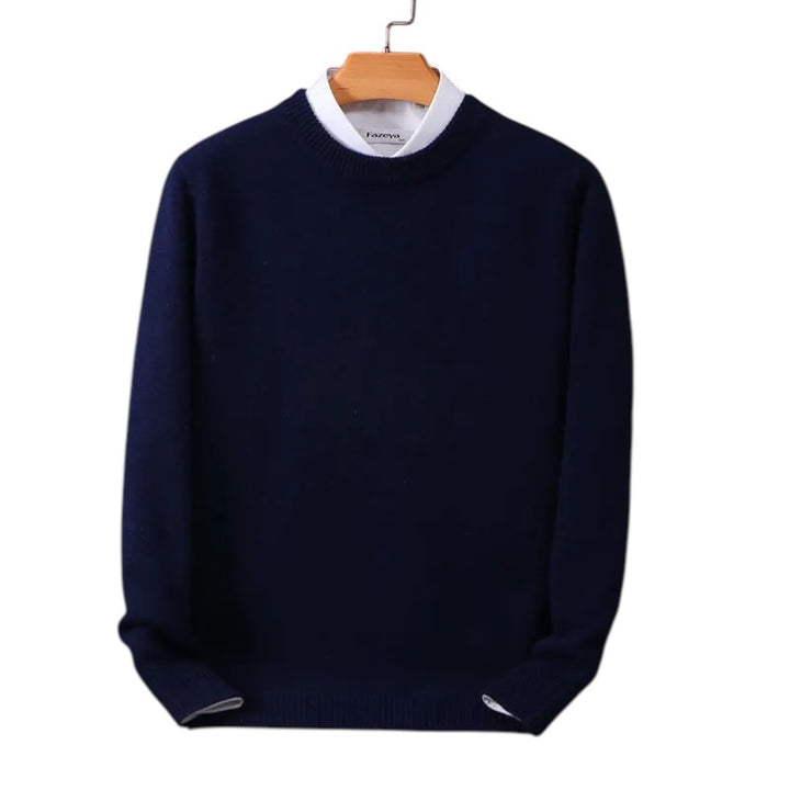 Declan | Pull en mélange de cachemire géométrique avec style intemporel et confort tout au long de la journée