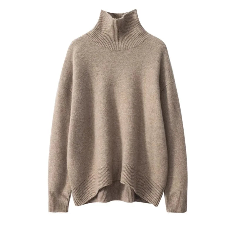 Camille | Pull col roulé doux oversize