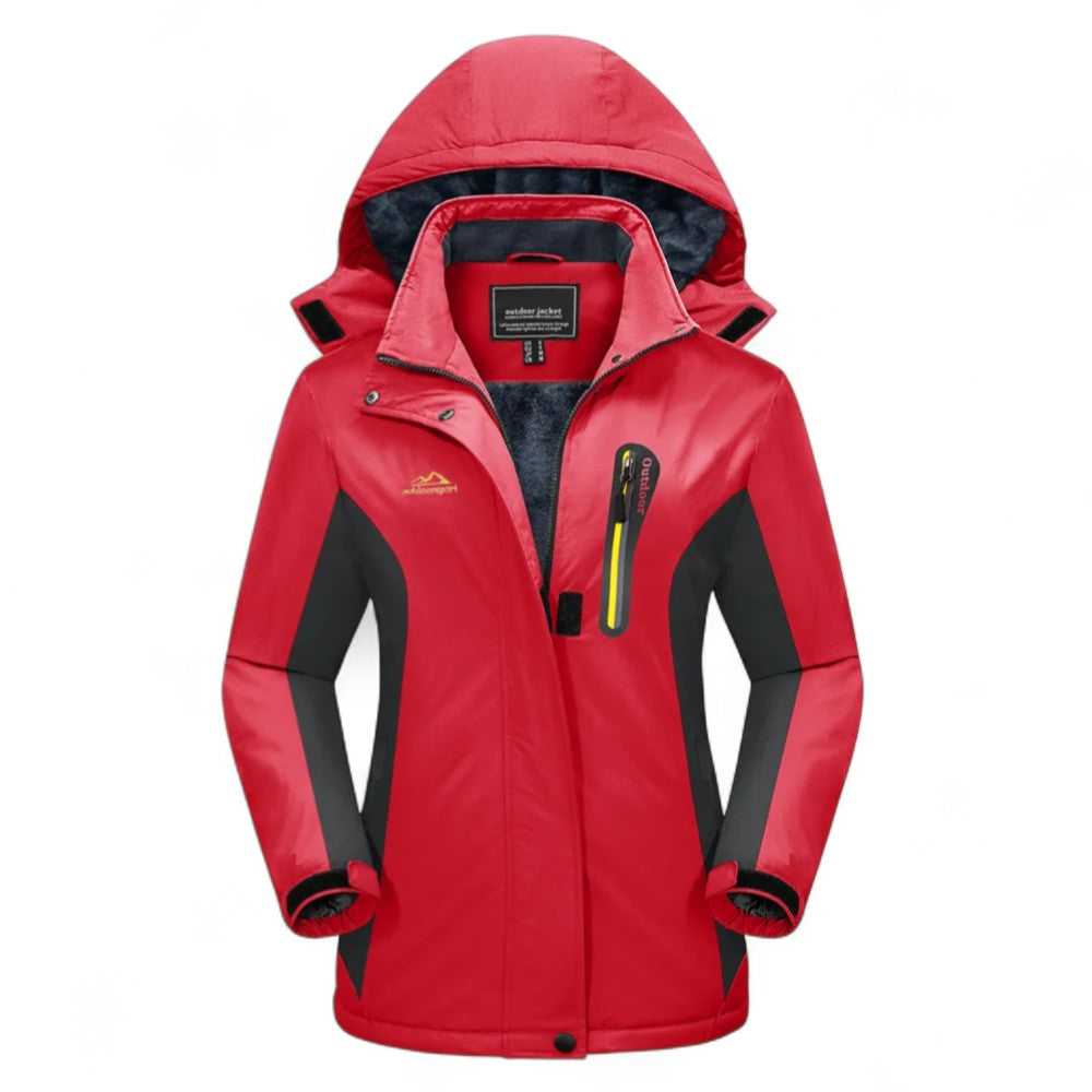 Laurine | Veste d’extérieur imperméable doublée en polaire