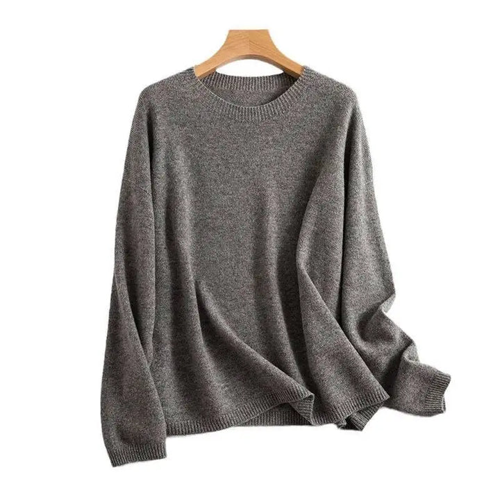 Inès | Pull en maille doux à col rond