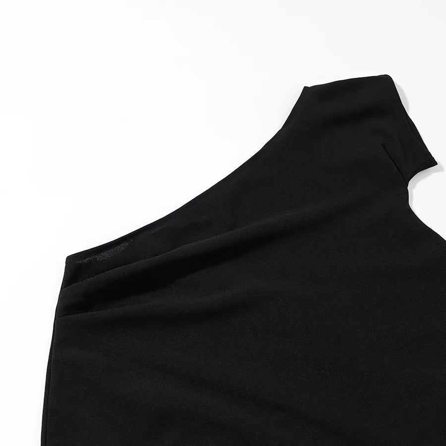 Camille | Robe plissée à col bateau