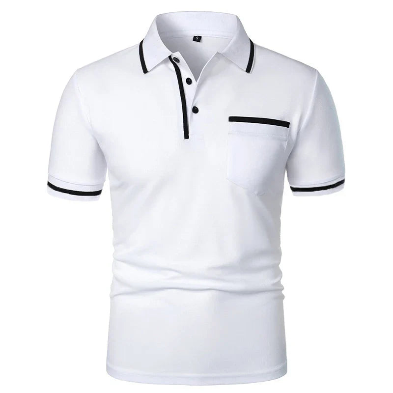 Lachlan | Polo avec Bordure Contrastée et Poche
