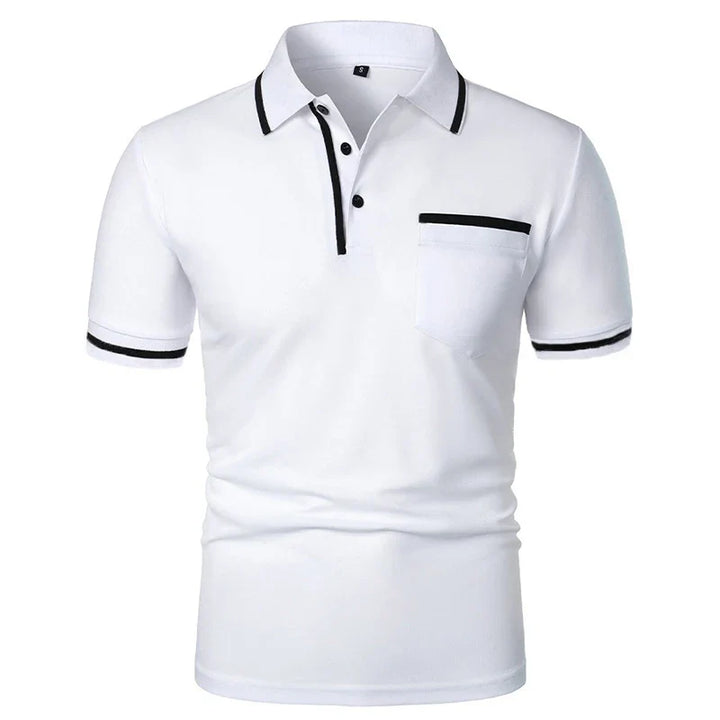 Lachlan | Polo avec Bordure Contrastée et Poche
