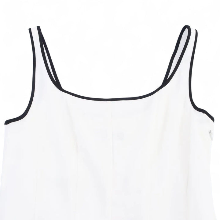 Camille | Robe Longue Évasée à Bretelles Contrastées