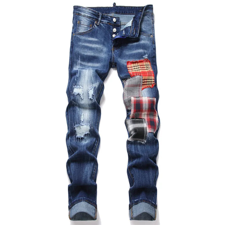 Jeans slim artistique Tyson