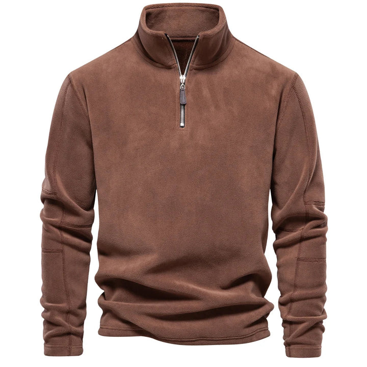 Fraser | Pull-over en polaire à col roulé avec chaleur légère et style intemporel