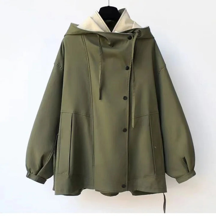 Xiandra™ Trendy Hooded Windbreaker Coat