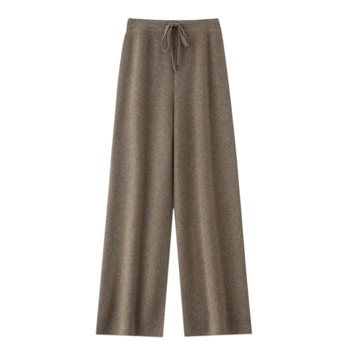 Léa | Pantalon Large en Maille Douce