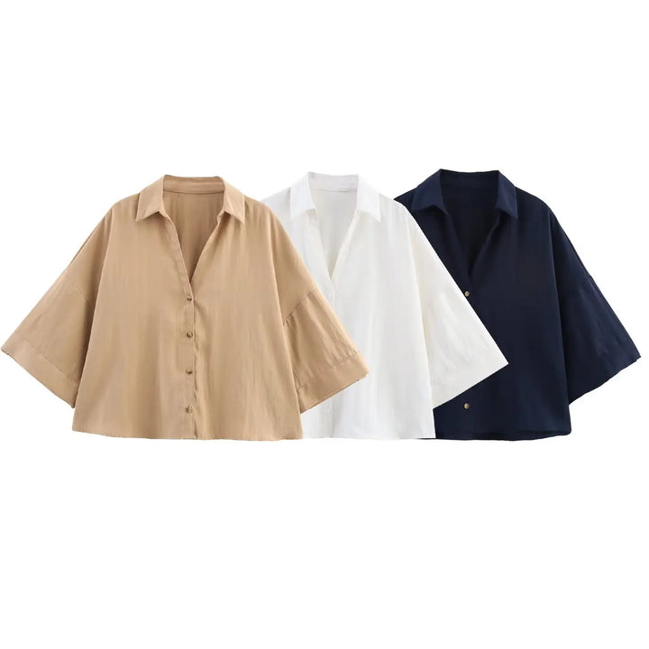 Énora | Chemise fluide manches larges