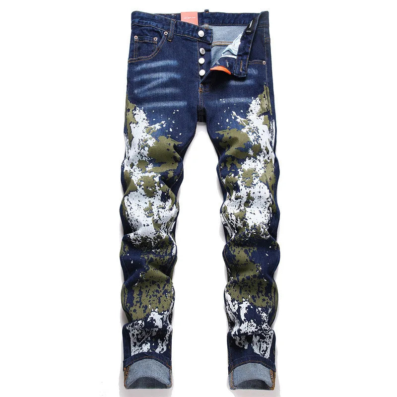 Jeans slim artistique Tyson