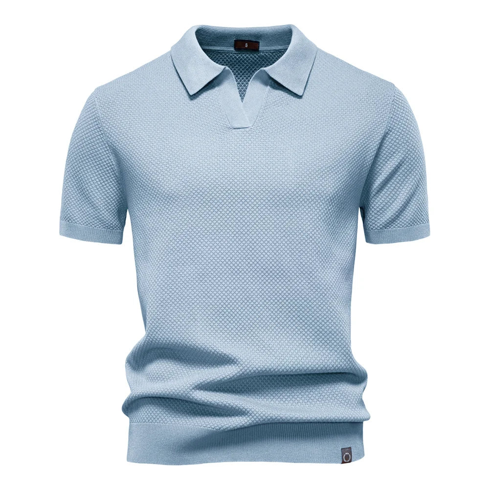 Reuben | Chemise polo en maille texturée