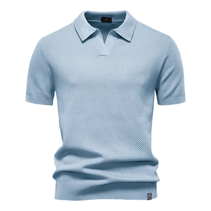 Reuben | Chemise polo en maille texturée
