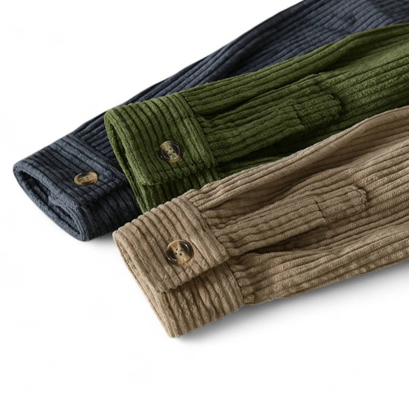 Declan | Chemise overshirt en velours côtelé pour un style sans effort et une grande polyvalence