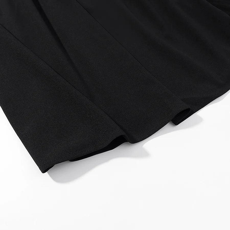 Camille | Robe plissée à col bateau