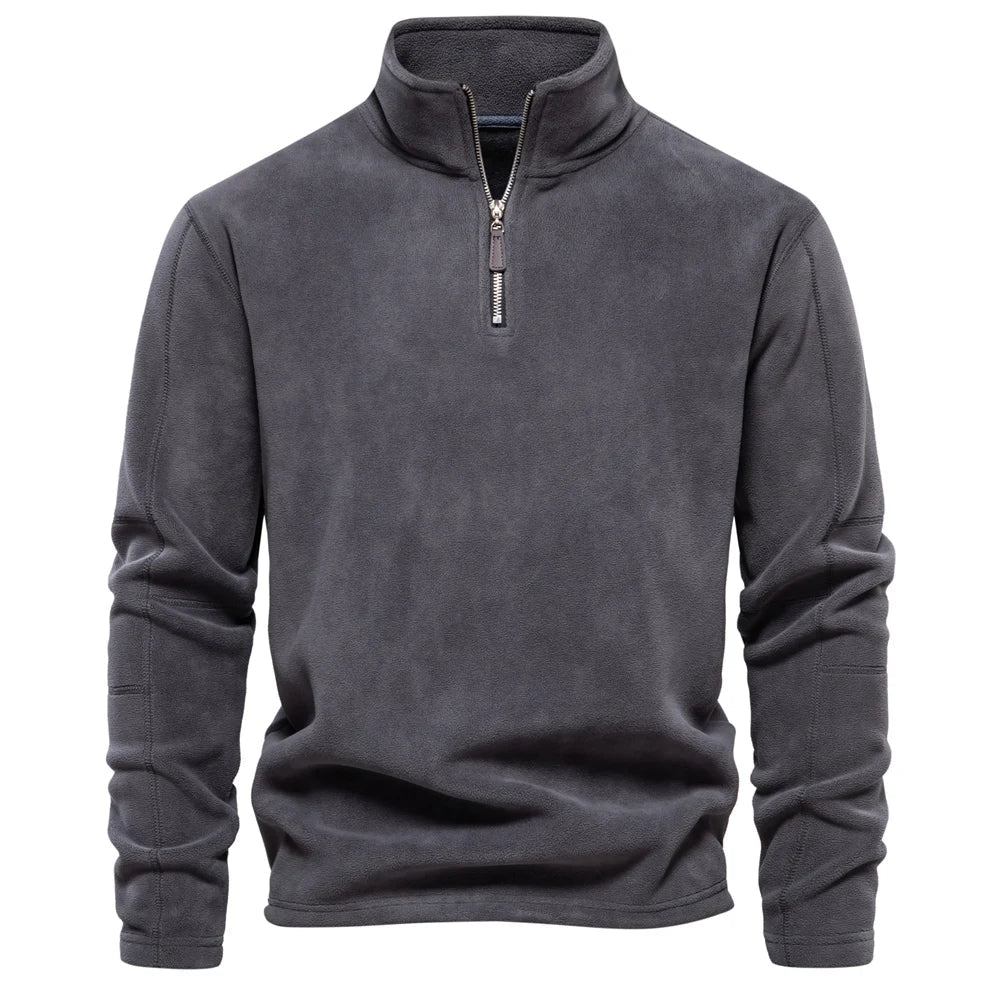 Fraser | Pull-over en polaire à col roulé avec chaleur légère et style intemporel