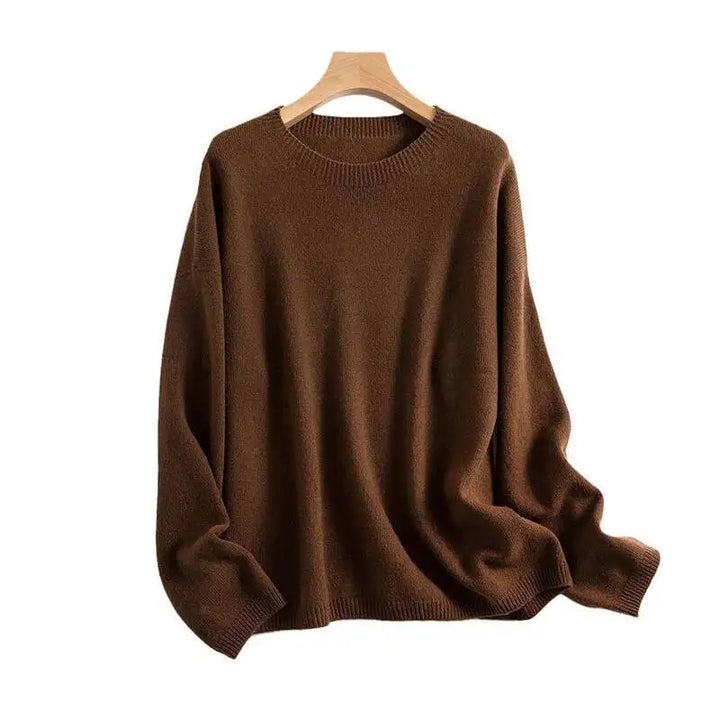 Inès | Pull en maille doux à col rond