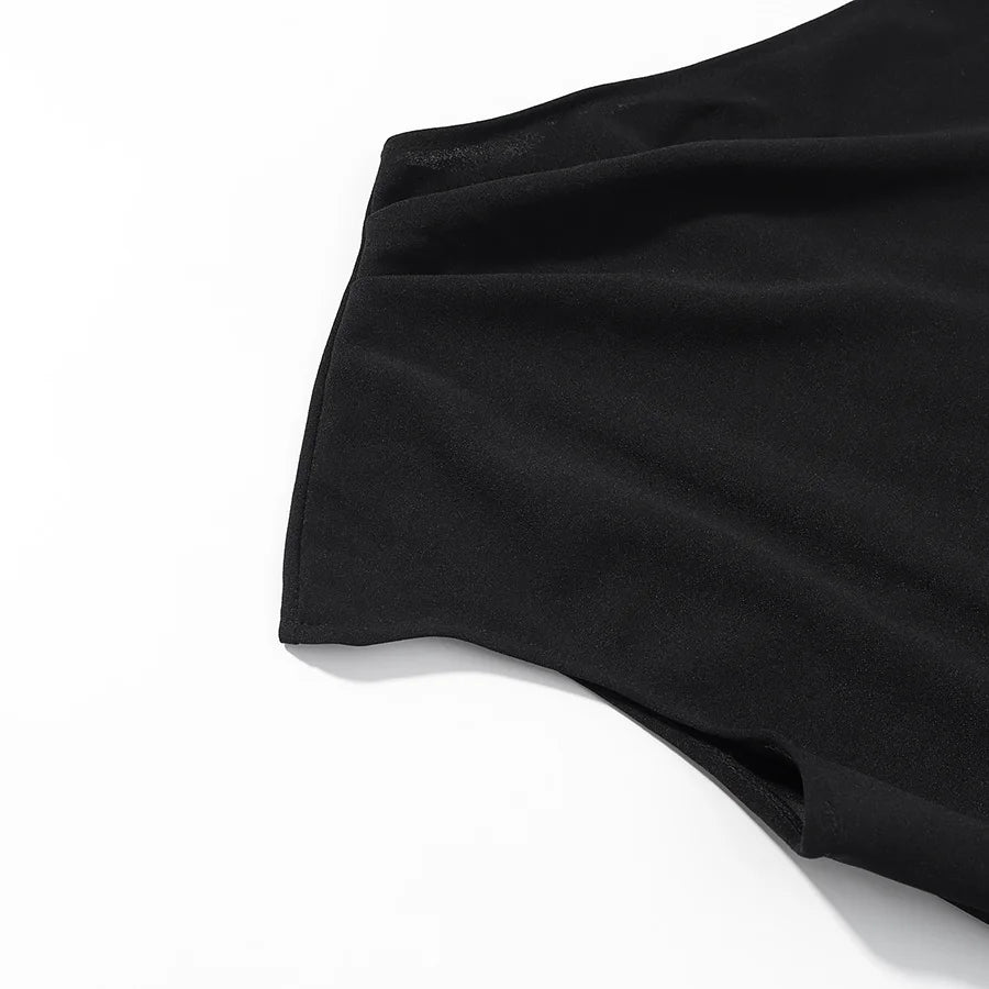 Camille | Robe plissée à col bateau