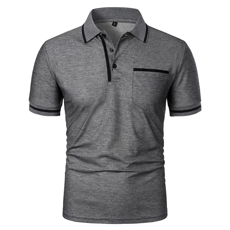 Lachlan | Polo avec Bordure Contrastée et Poche