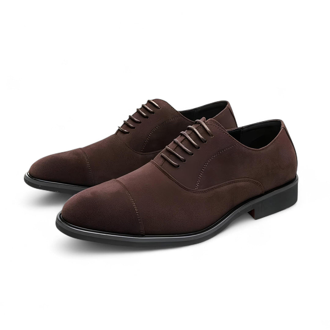 Adrien | Veste en cuir à col officier zippée