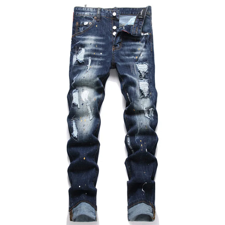 Jeans slim artistique Tyson