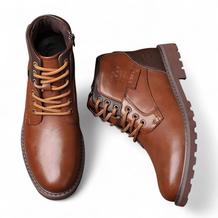 Mitchell | Bottine à lacets robuste style urbain de luxe