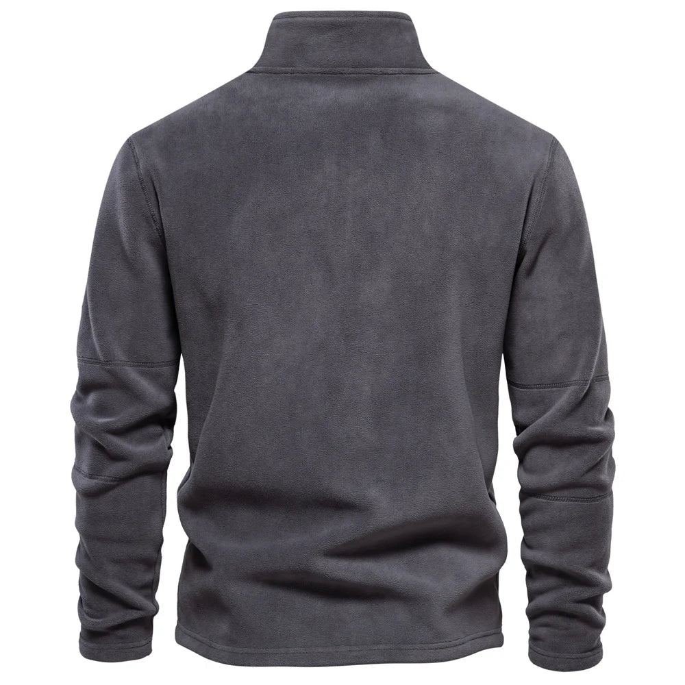 Fraser | Pull-over en polaire à col roulé avec chaleur légère et style intemporel