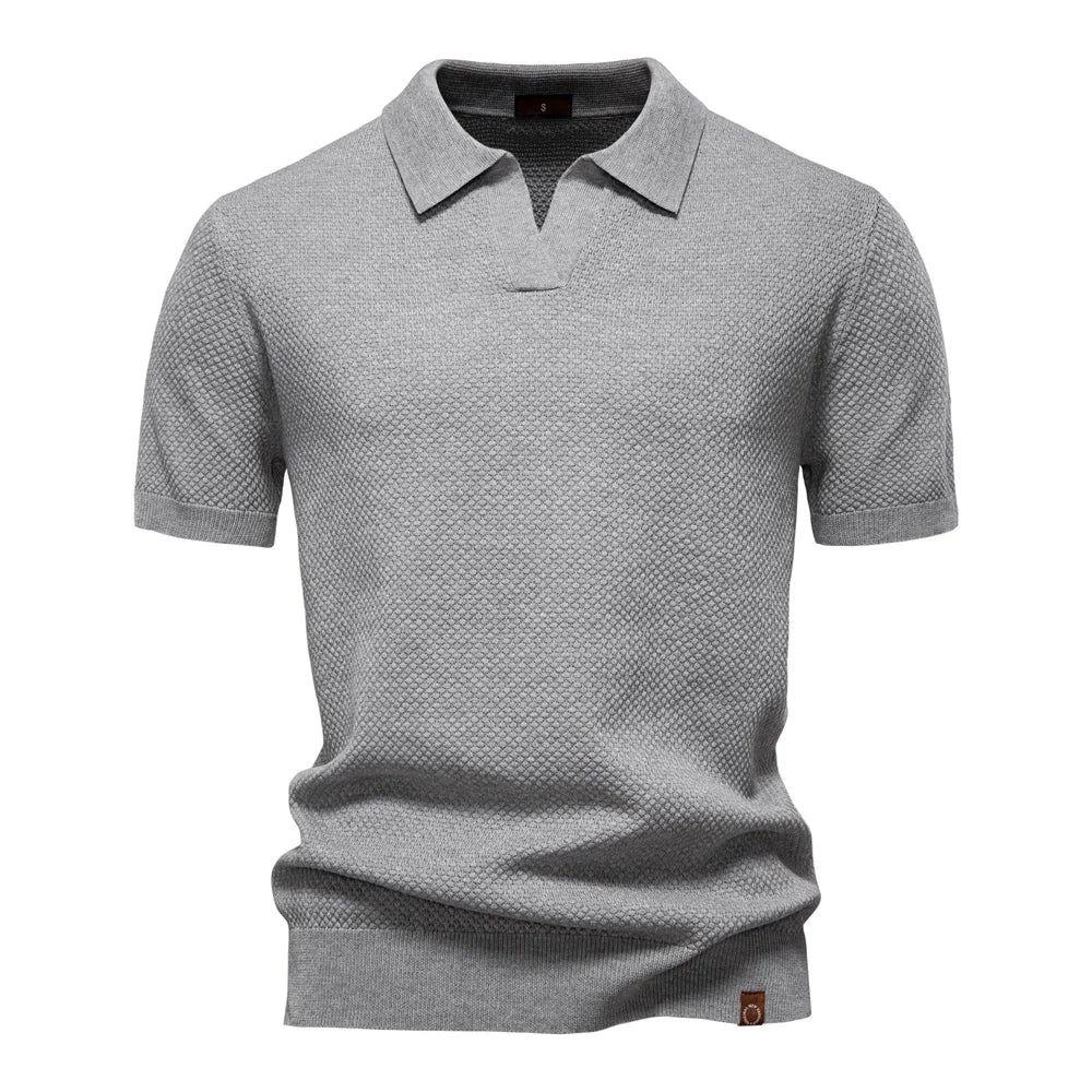 Reuben | Chemise polo en maille texturée