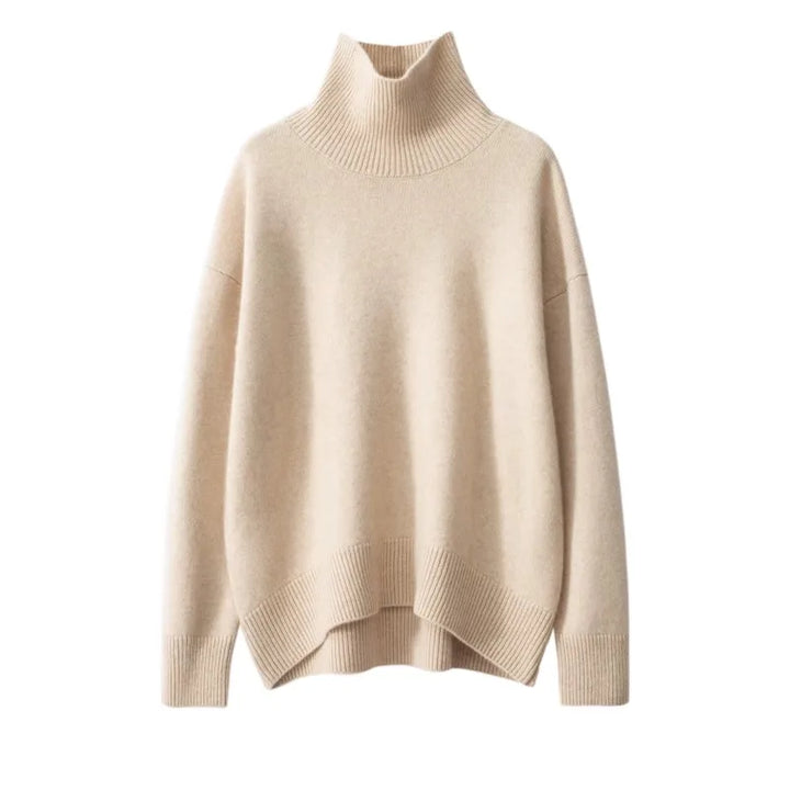 Camille | Pull col roulé doux oversize