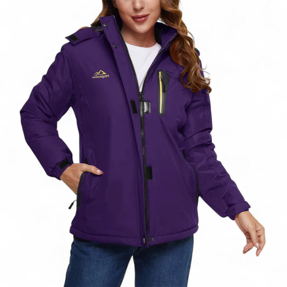 Laurine | Veste d’extérieur imperméable doublée en polaire