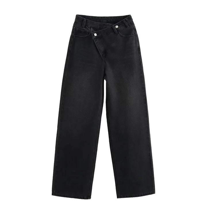 Ava | Jean large à taille asymétrique et jambes larges