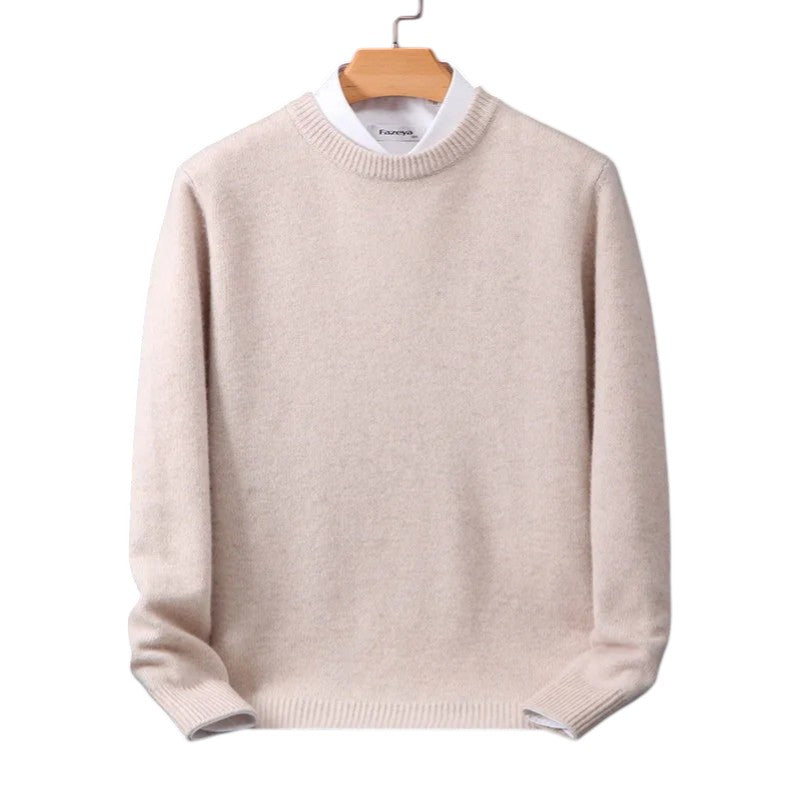 Declan | Pull en mélange de cachemire géométrique avec style intemporel et confort tout au long de la journée