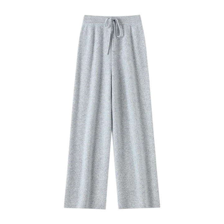 Léa | Pantalon Large en Maille Douce