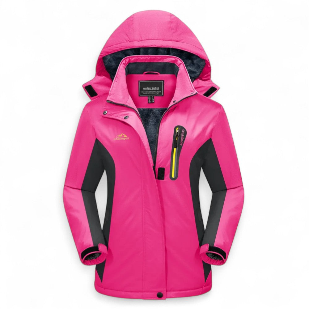 Laurine | Veste d’extérieur imperméable doublée en polaire