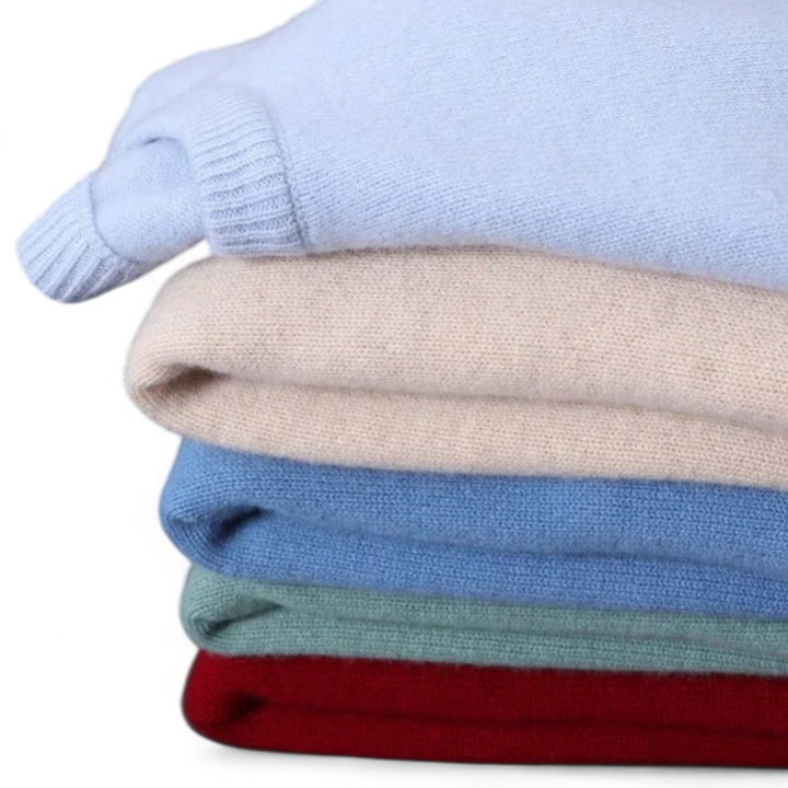 Declan | Pull en mélange de cachemire géométrique avec style intemporel et confort tout au long de la journée