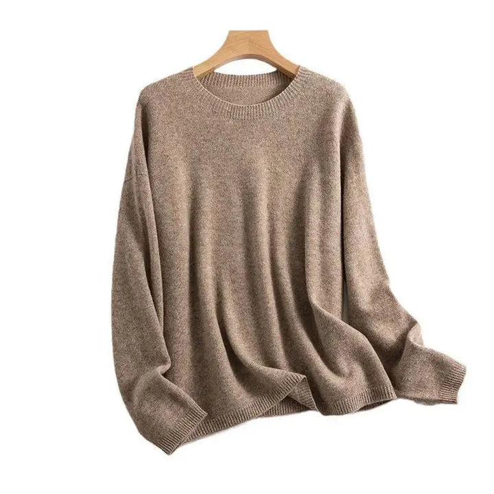 Inès | Pull en maille doux à col rond