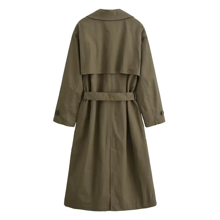 Inès | Trench long coupe ceinturée