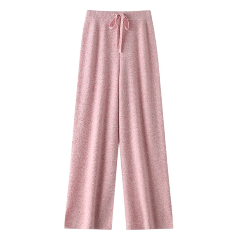 Léa | Pantalon Large en Maille Douce