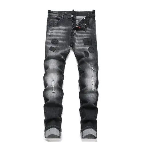 Jeans slim artistique Tyson