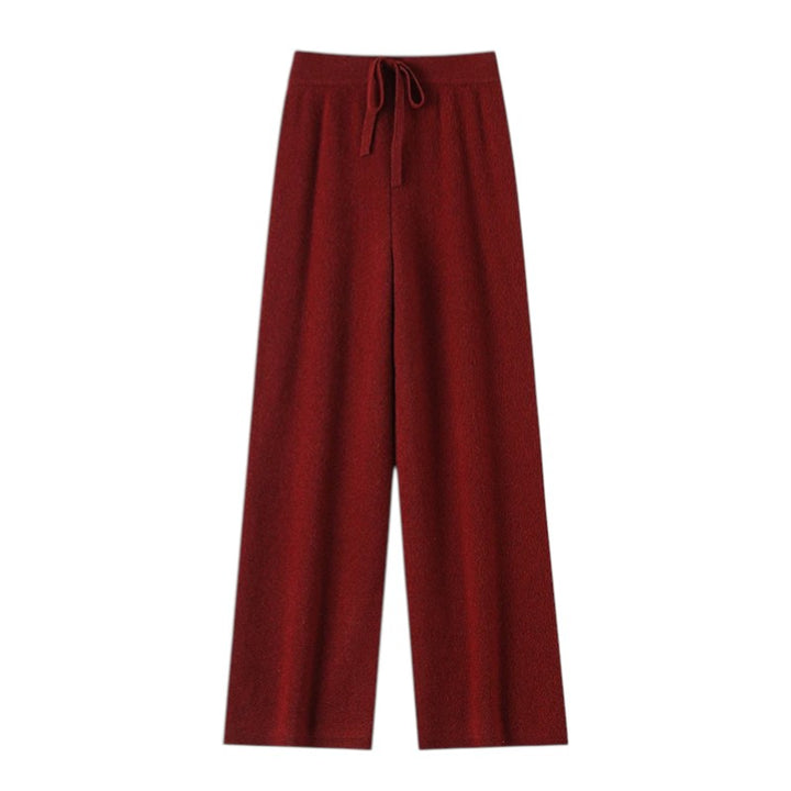 Léa | Pantalon Large en Maille Douce