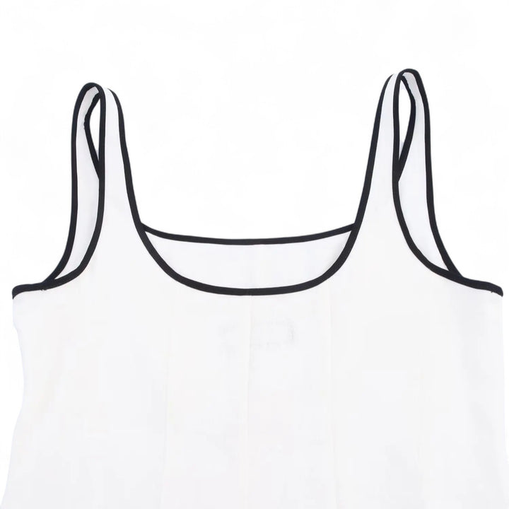 Camille | Robe Longue Évasée à Bretelles Contrastées