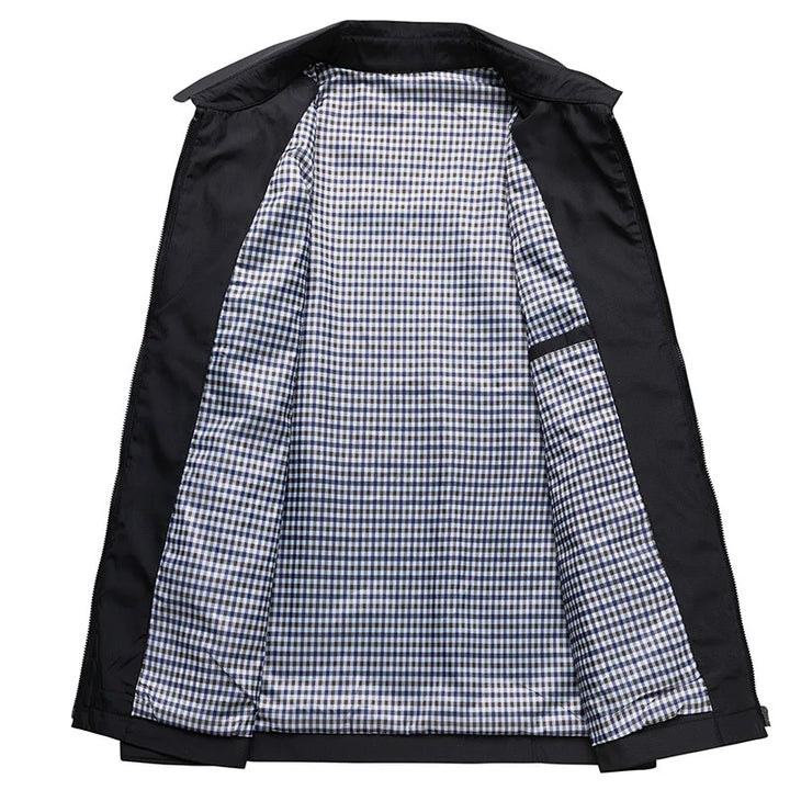 Nathan | Veste légère classique avec doublure à carreaux