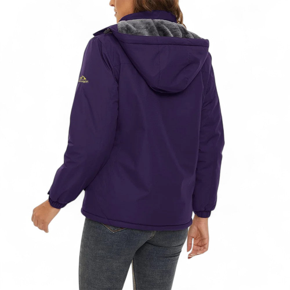 Laurine | Veste d’extérieur imperméable doublée en polaire