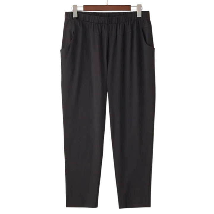 Camille | Pantalon ample en tissu effet velours