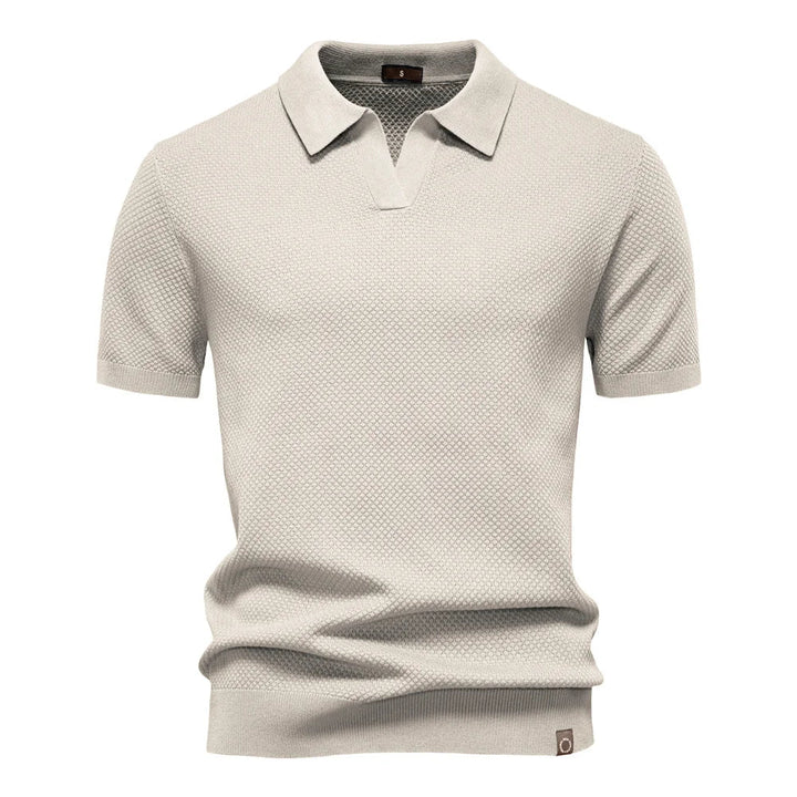 Reuben | Chemise polo en maille texturée