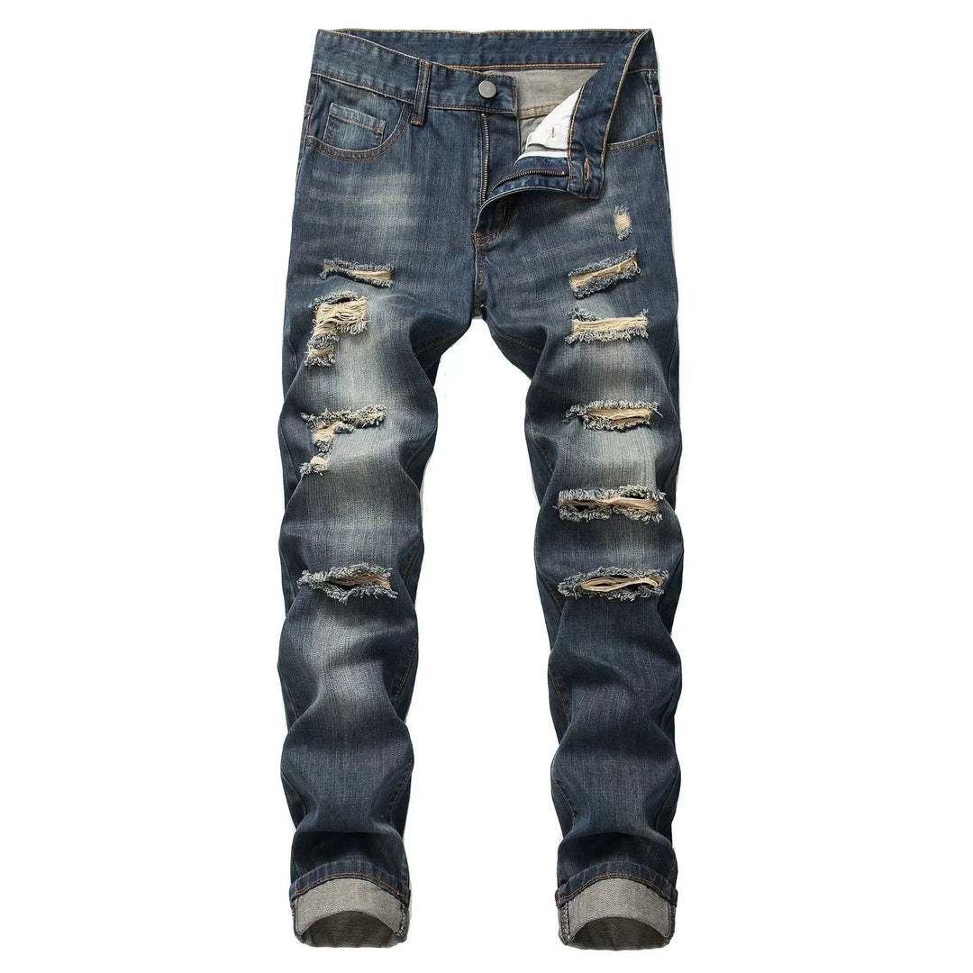 Mason | Jean en denim stretch usé