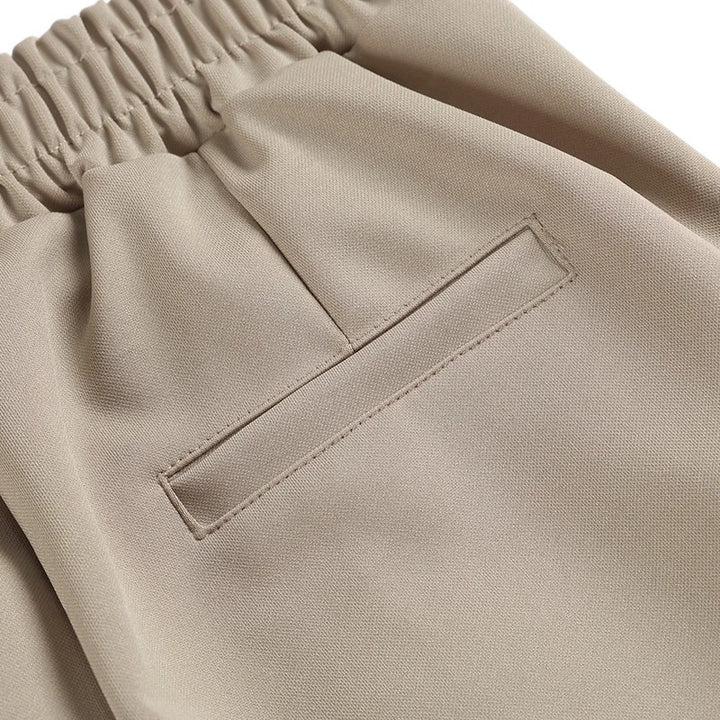 Inès | Pantalon large taille haute avec détail perlé