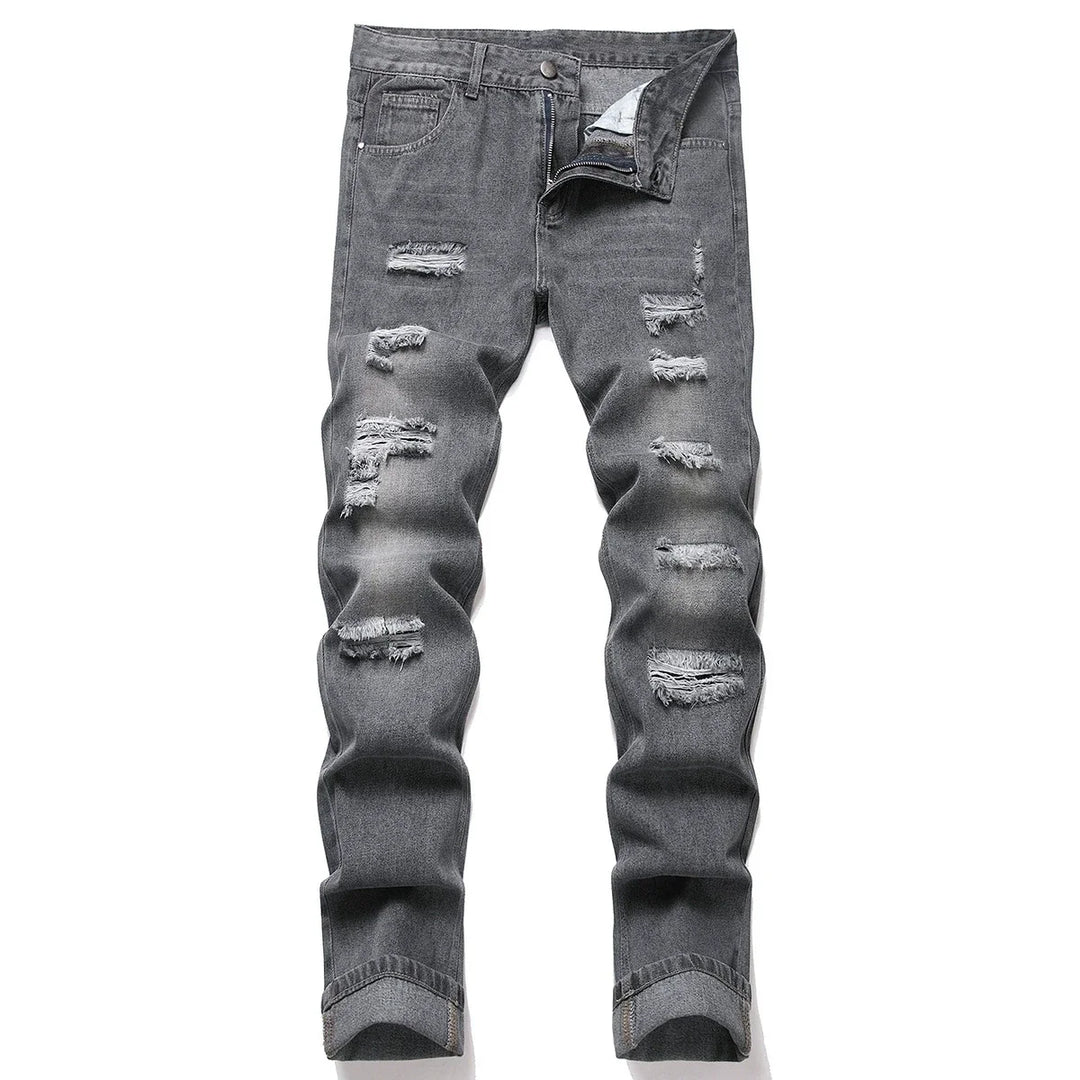 Mason | Jean en denim stretch usé