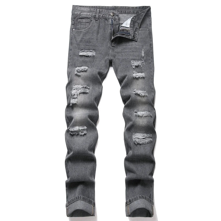 Mason | Jean en denim stretch usé