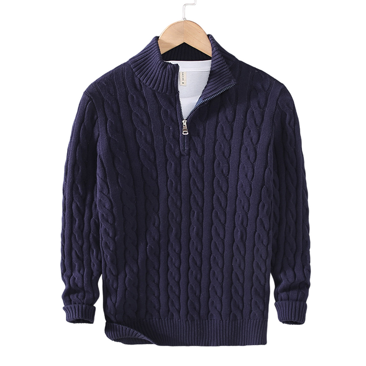 Harrison | Pull en Maille Côtelée avec Pantalons Sur Mesure