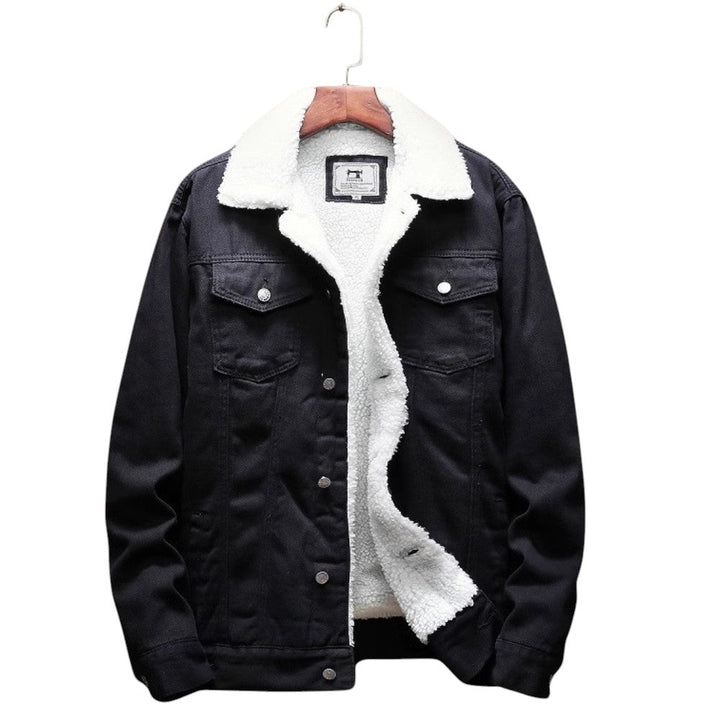 Hayden | Veste en Jean Doublée en Molleton pour le Froid